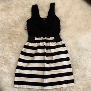 Black and white dress